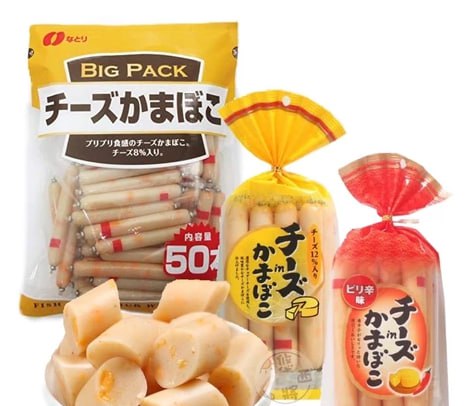 日本函館 起司魚板條 起司條 起司魚肉腸 起司夾心辣魚板 起司魚腸 黑胡椒起司魚腸 起司棒